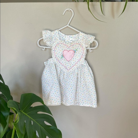 VINTAGE Confetti Overall dress - Picture 1 of 3